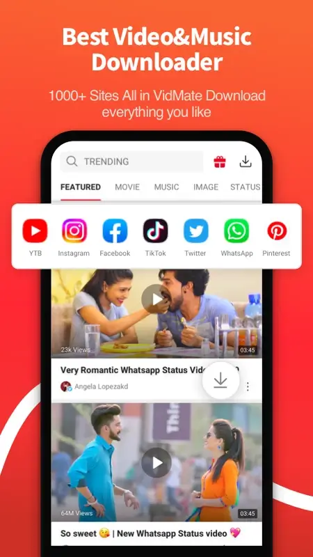 Screenshot VidMate APK