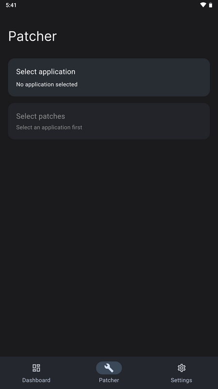 Screenshot ReVanced Manager APK