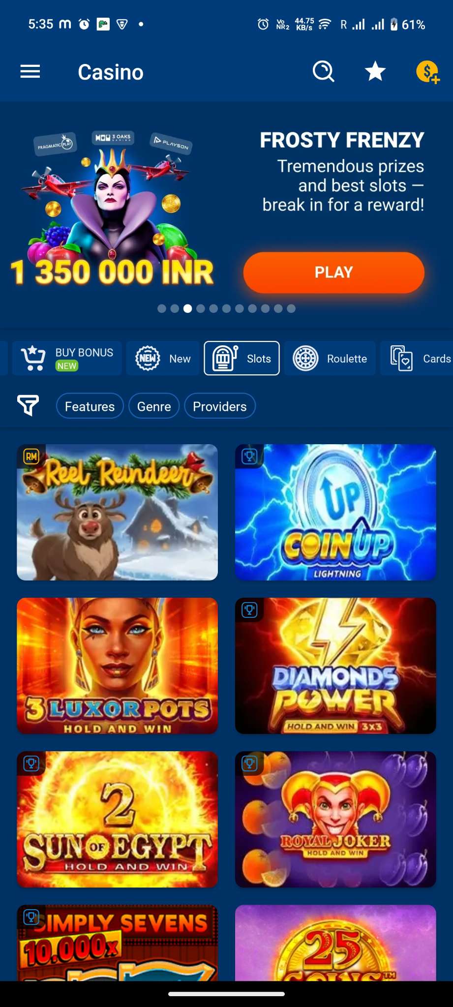 Screenshot MostBet APK 7.3.1