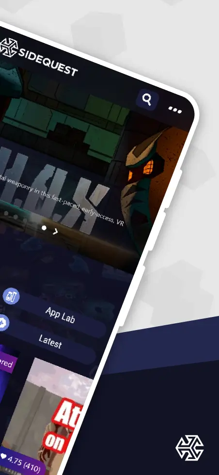 Screenshot SideQuest APK v1.11 untuk VR Headset