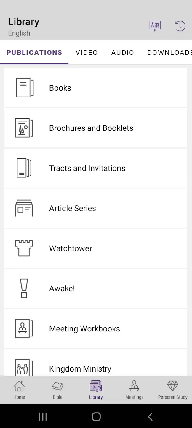 Screenshot JW Library APK v15.8