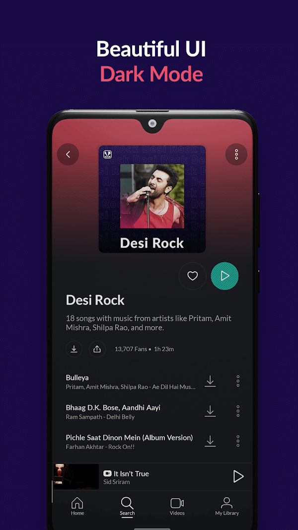 Screenshot JioSaavn APK Download v5.10.1