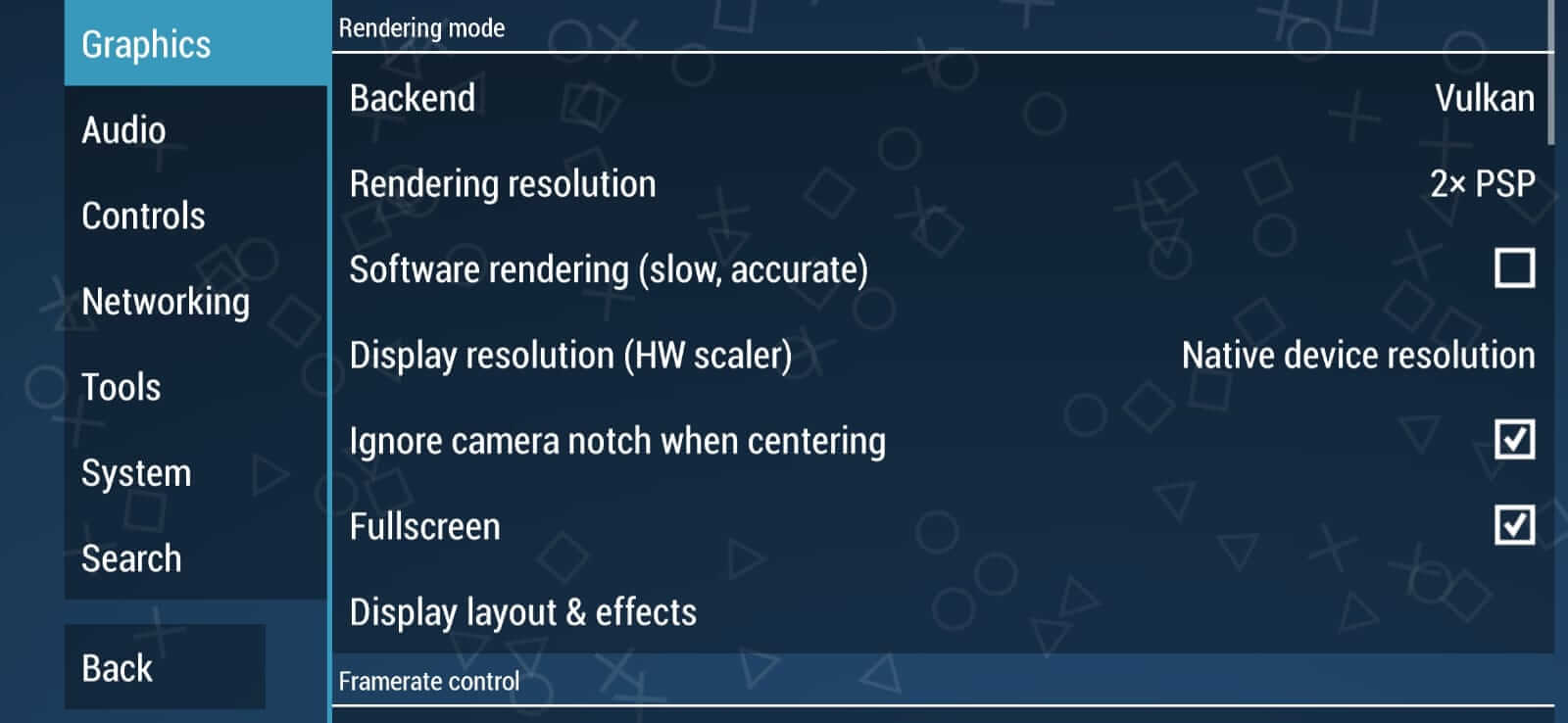 Screenshot PPSSPP Gold APK v1.20.3 untuk Android