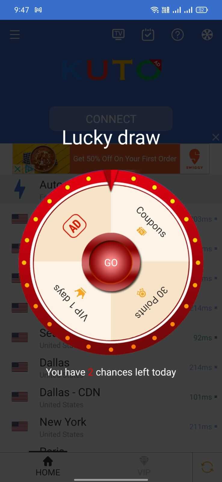 Screenshot KUTO VPN APK v2.2.17
