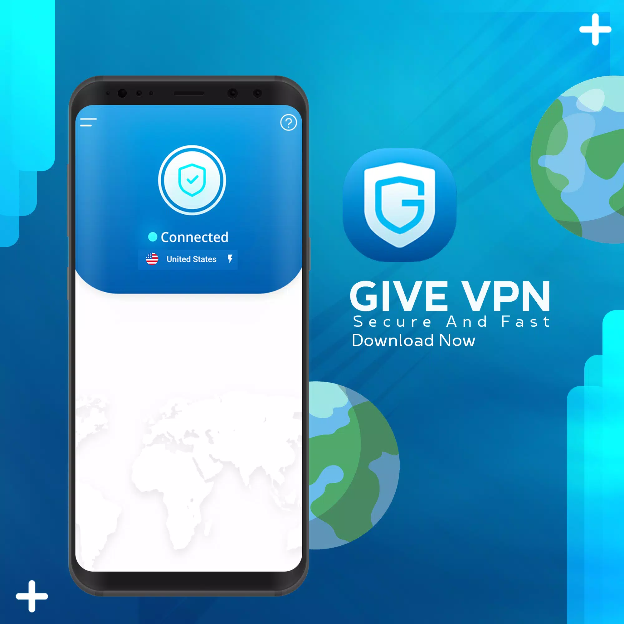 Screenshot Give VPN APK v2.0 untuk Android