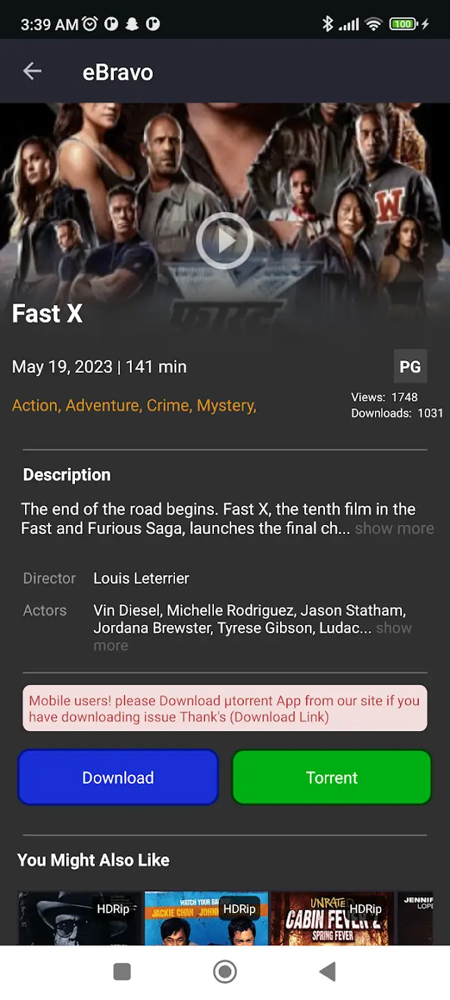 Screenshot eBravo APK v9.0.0.9 untuk Streaming Online