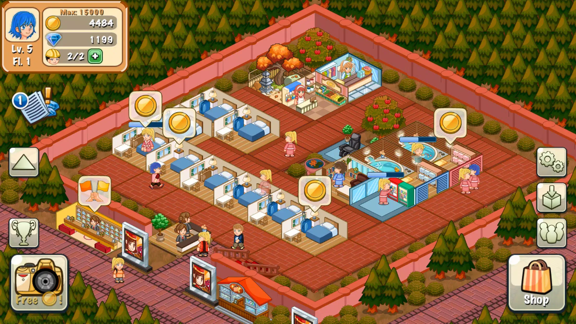 Screenshot Hotel Story APK