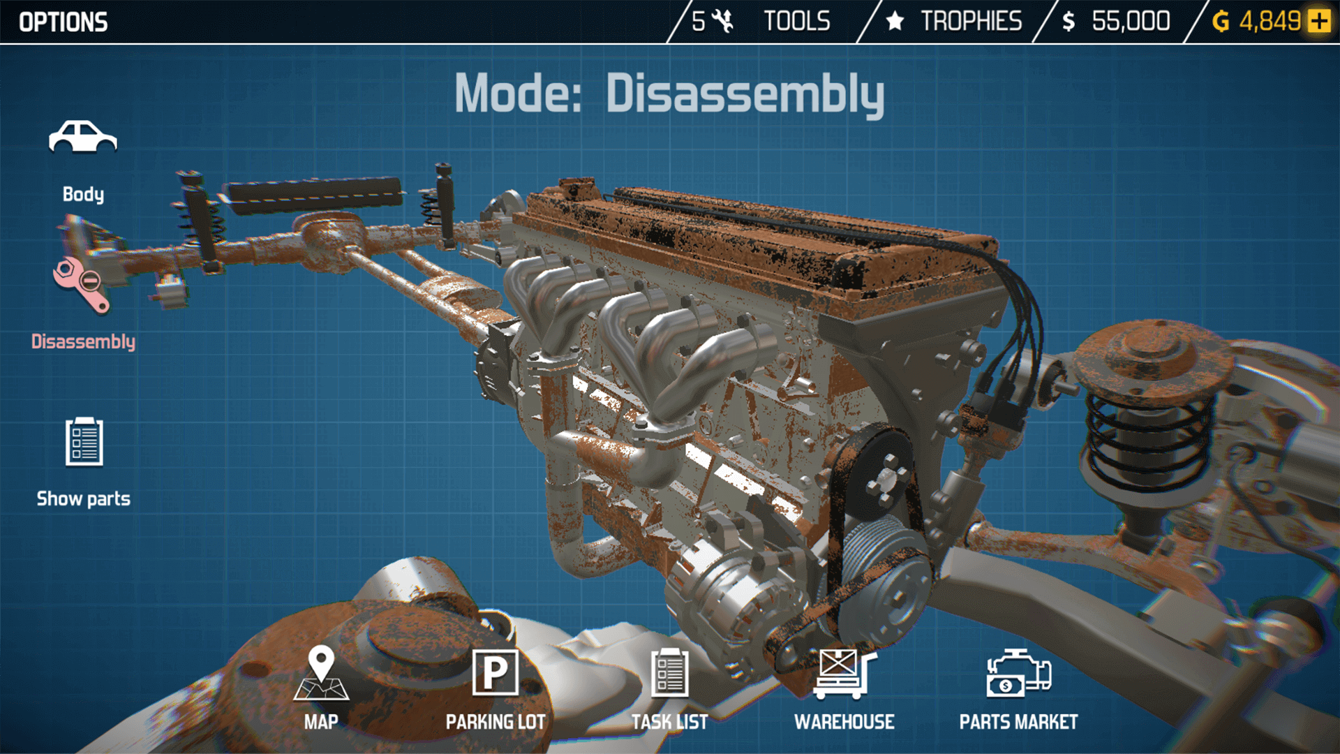 Screenshot Car Mechanic Simulator 21 APK v2.1.130