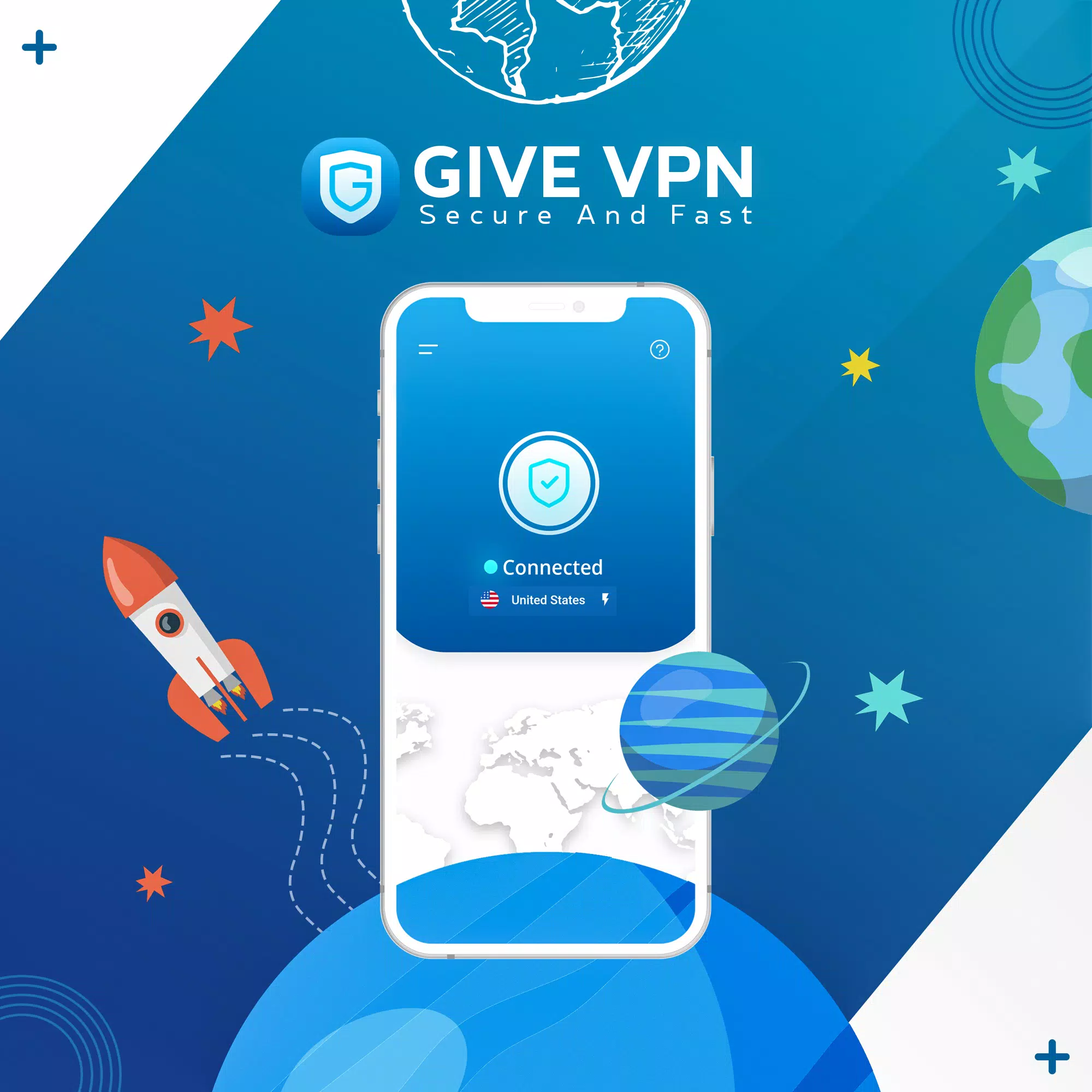 Screenshot Give VPN APK v2.0 untuk Android
