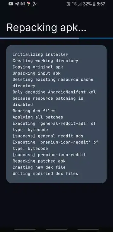 Screenshot ReVanced Manager APK