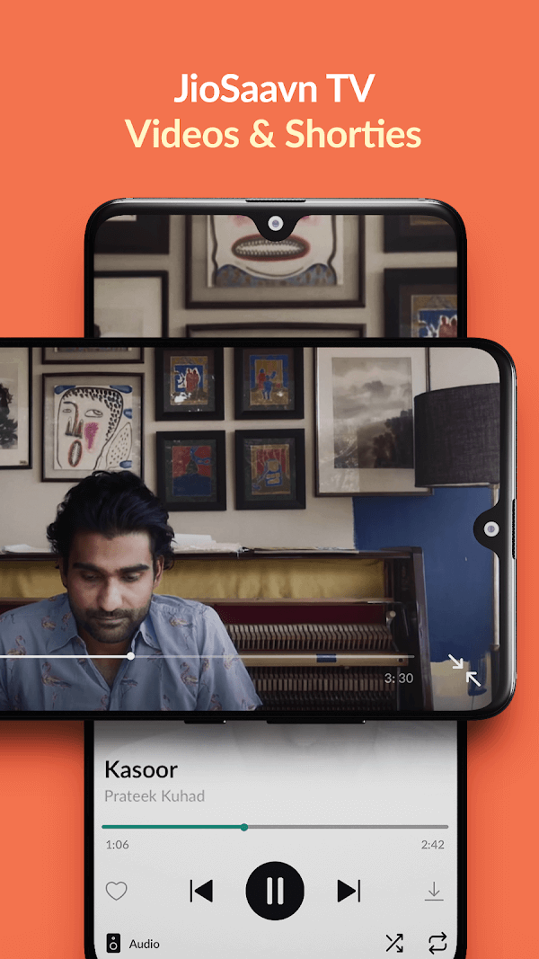 Screenshot JioSaavn APK Download v5.10.1