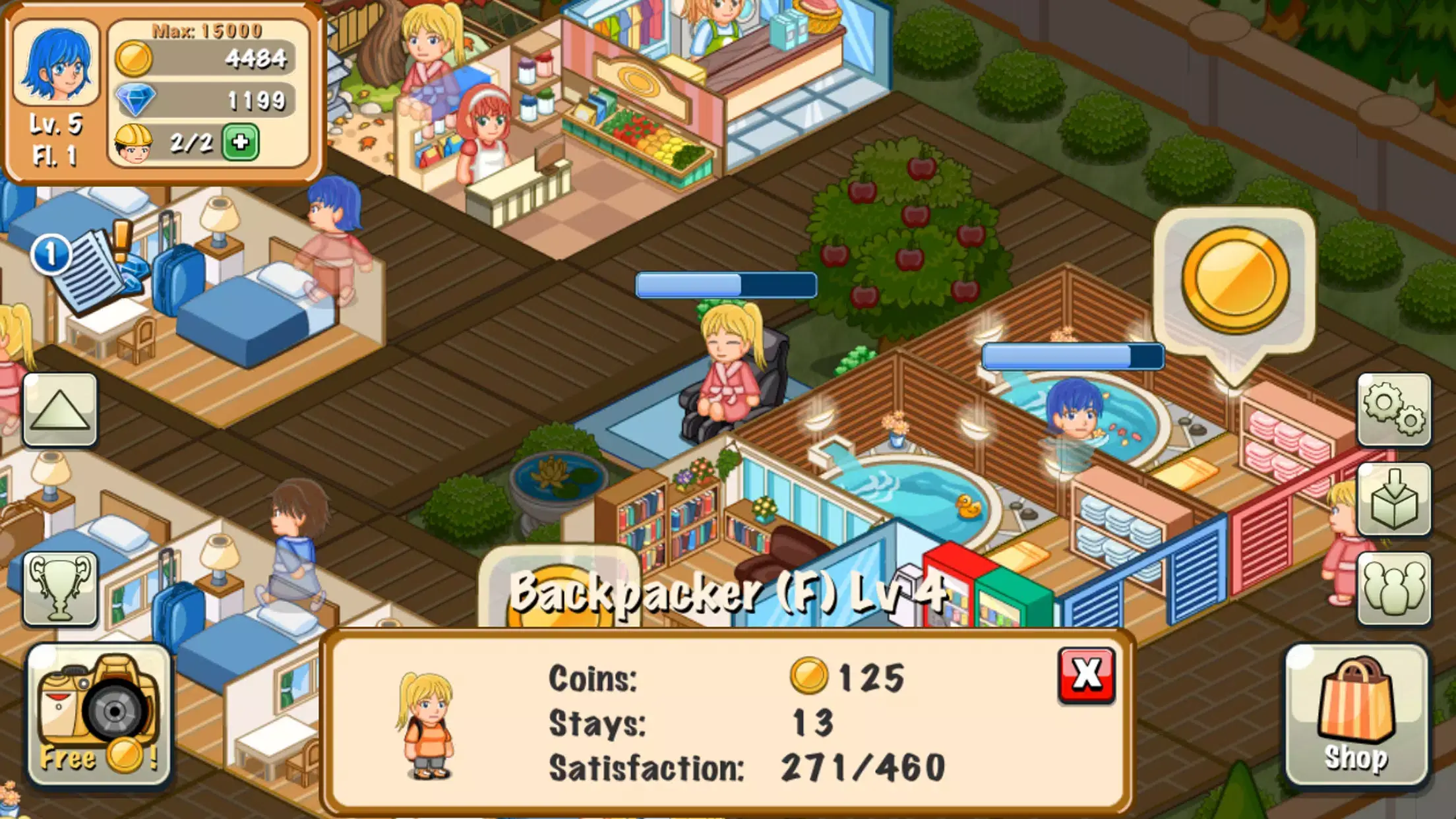 Screenshot Hotel Story APK