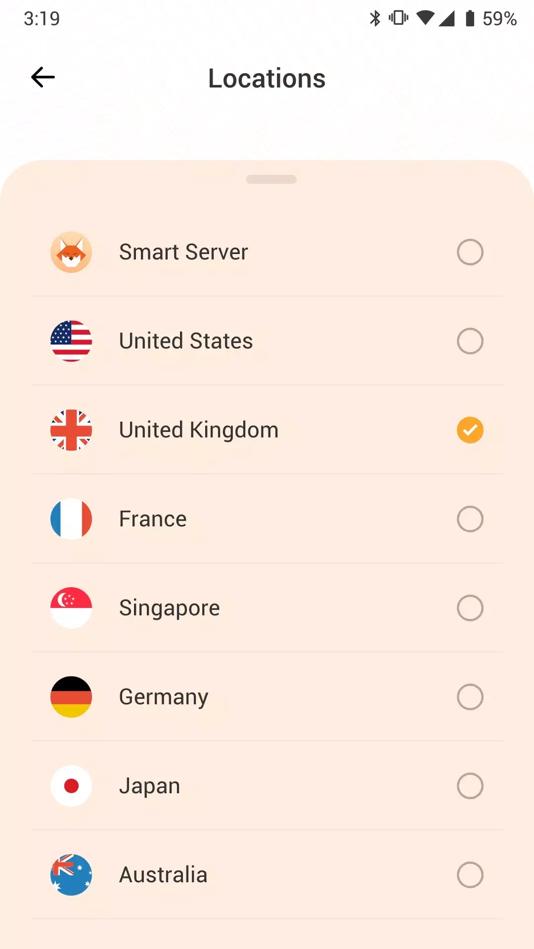 Screenshot Fox VPN APK 1.1.2 untuk Android