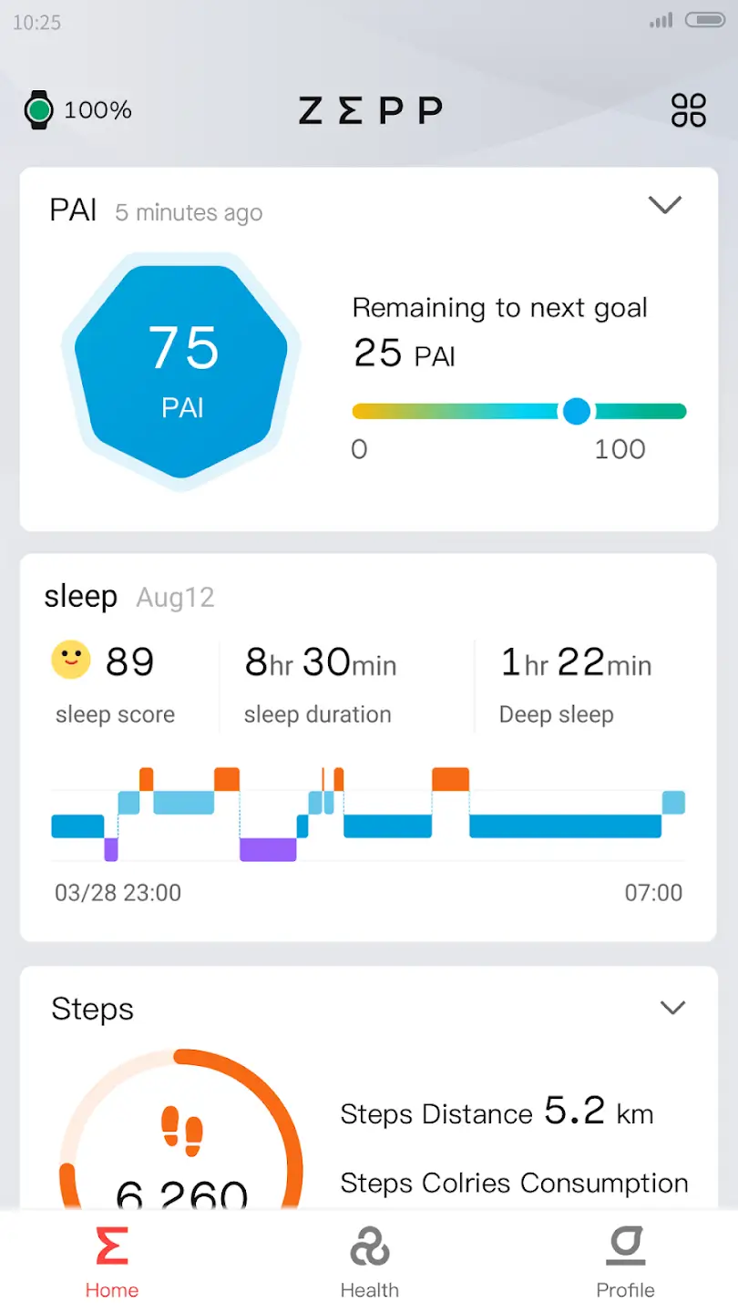 Screenshot Zepp APK