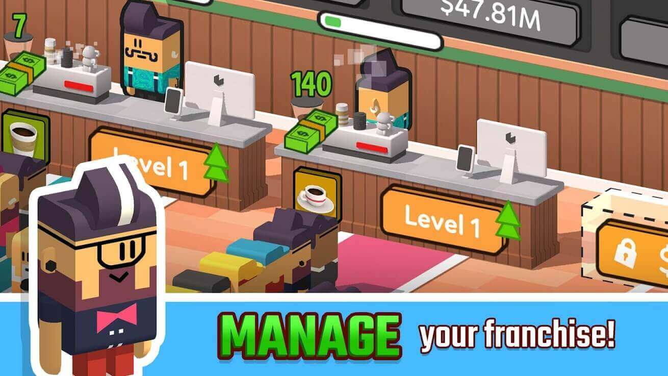 Screenshot Idle Coffee Corp APK v2.341