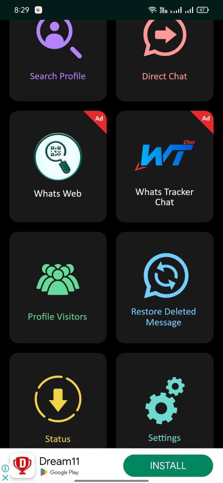 Screenshot Whats Tracker APK
