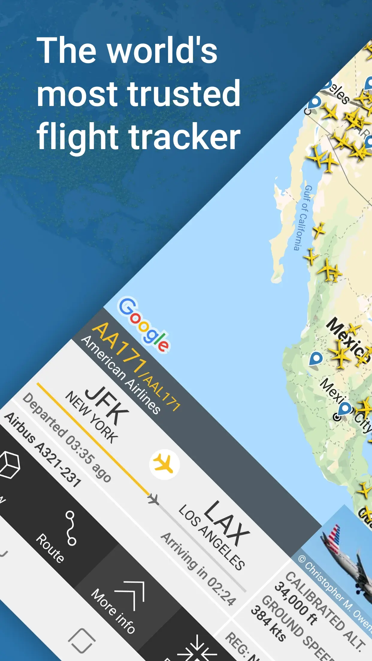 Screenshot Flightradar24 APK v10.21.0 untuk Pantau Penerbangan Real-Time