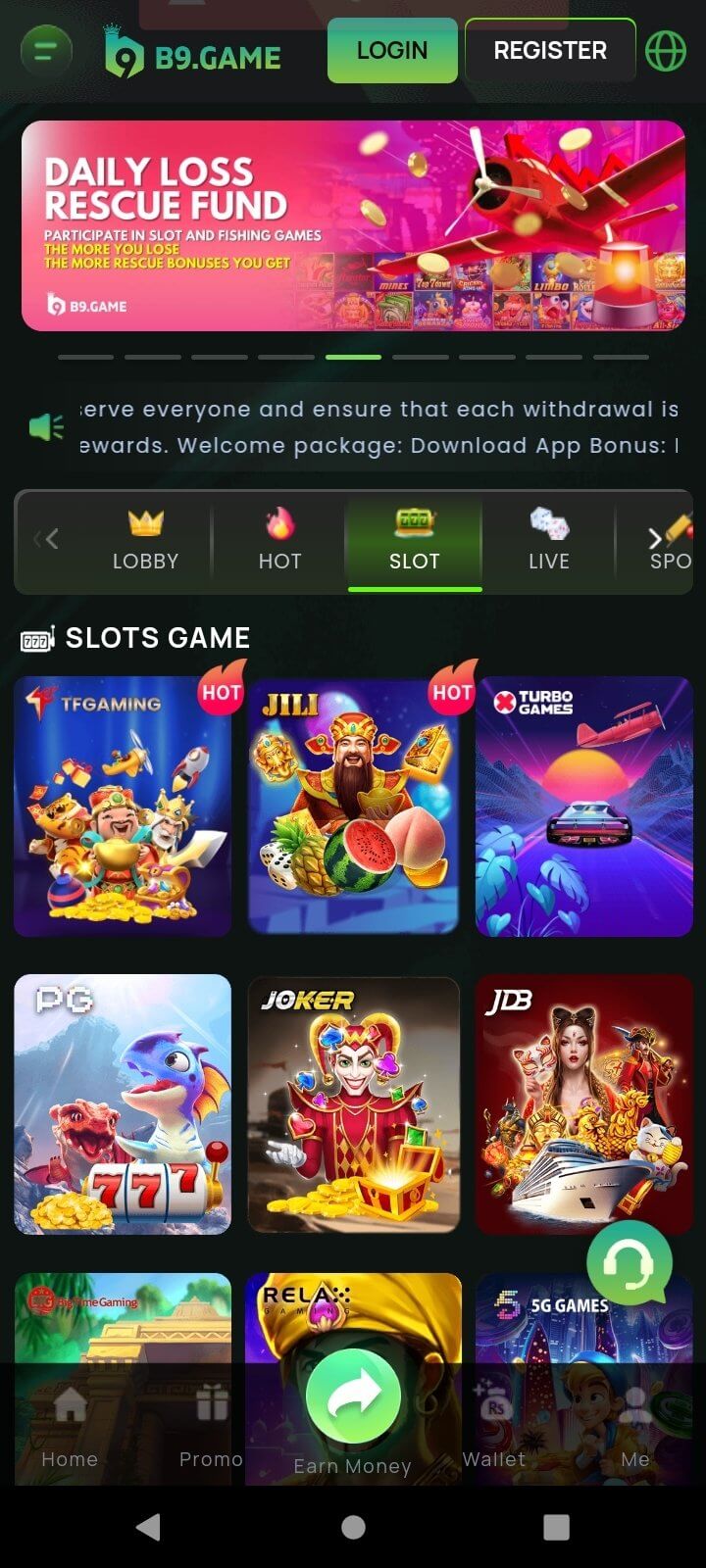 Screenshot B9 Game APK v1.0.54