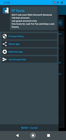 Screenshot FF Tools APK 2.4 untuk Optimasi Free Fire