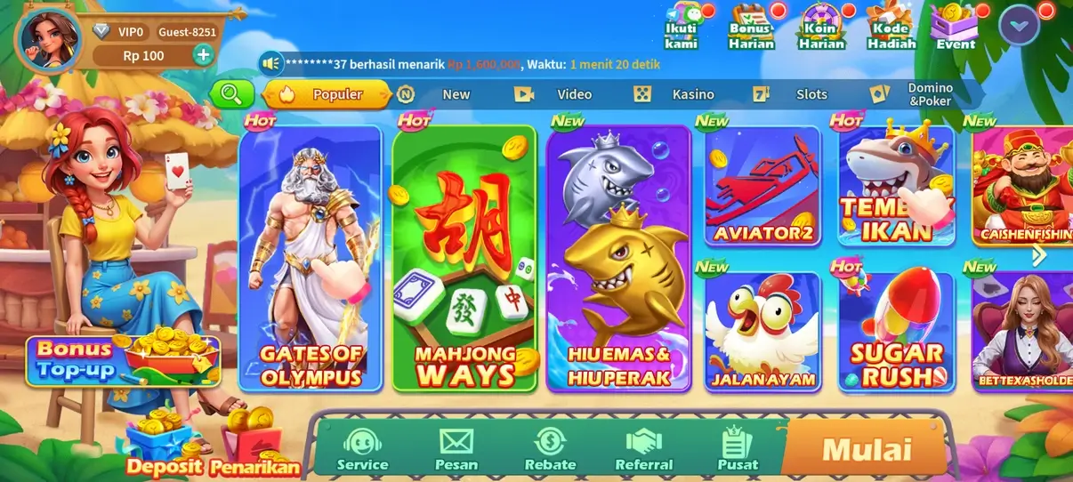 Screenshot LuckyMino APK