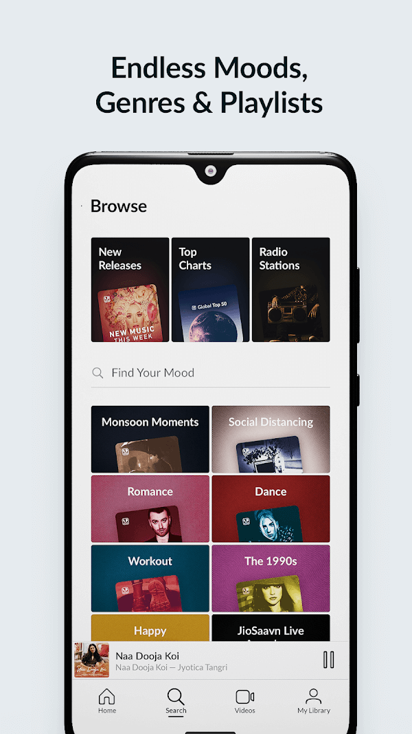 Screenshot JioSaavn APK Download v5.10.1