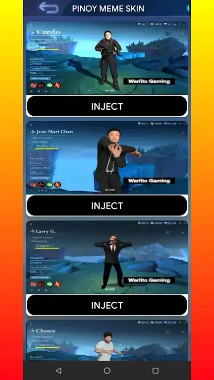 Screenshot Warlito Tools APK 1.33