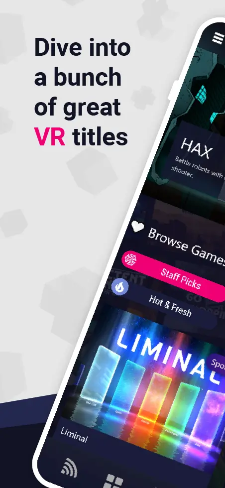 Screenshot SideQuest APK v1.11 untuk VR Headset