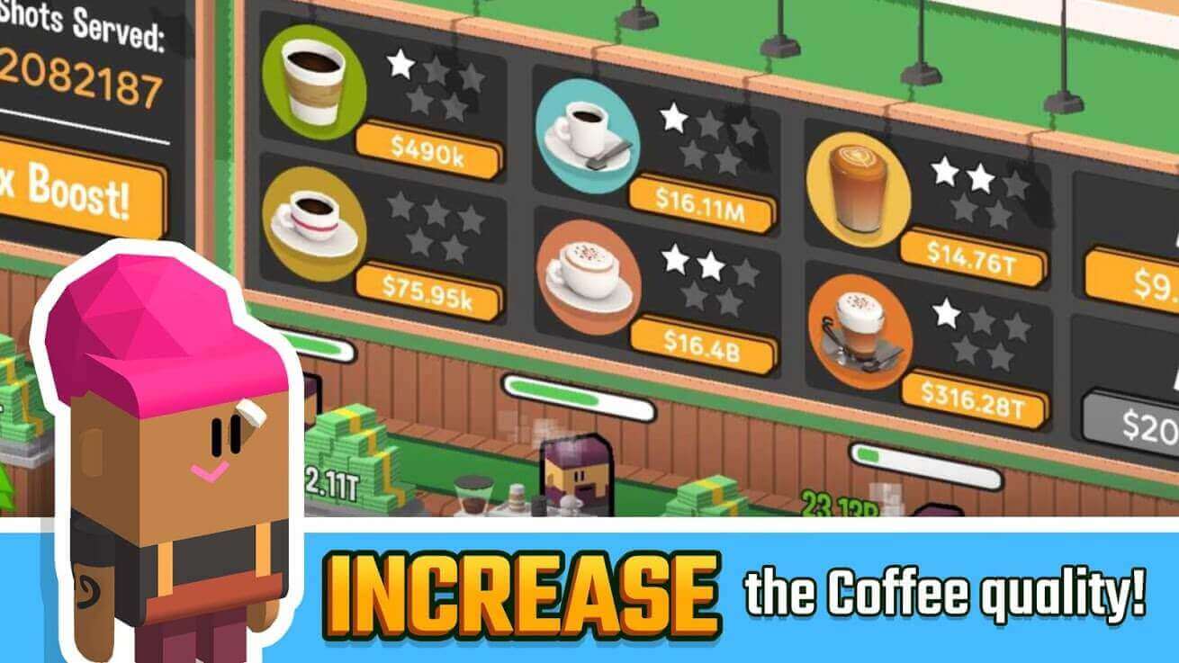 Screenshot Idle Coffee Corp APK v2.341