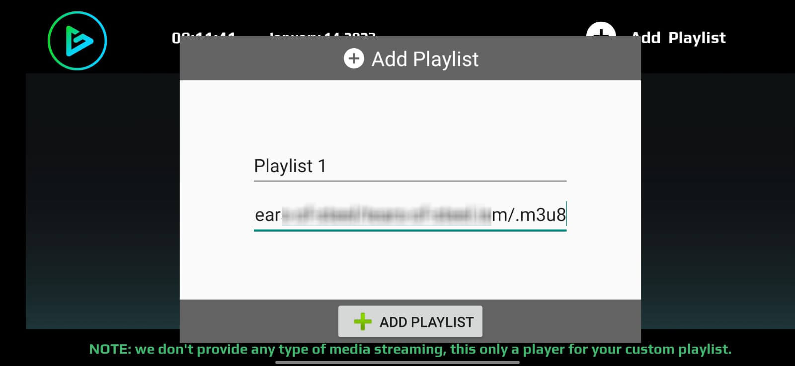Screenshot GTV Player APK