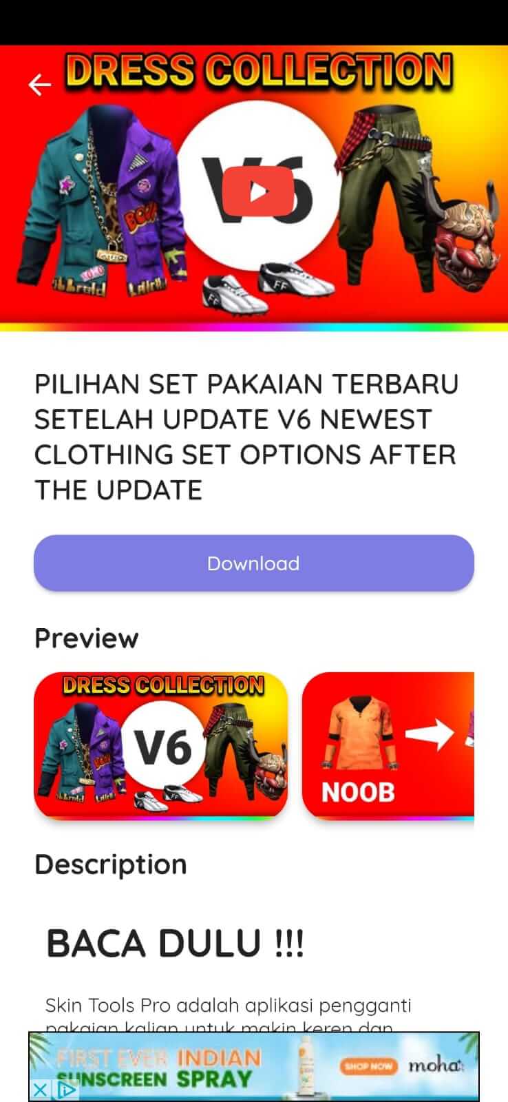 Screenshot Skin Tools APK v6.1.0 untuk Android