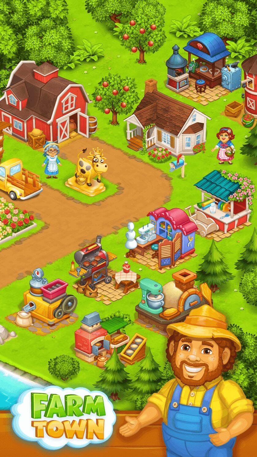 Screenshot Farm Town APK v4.89 Download Terbaru