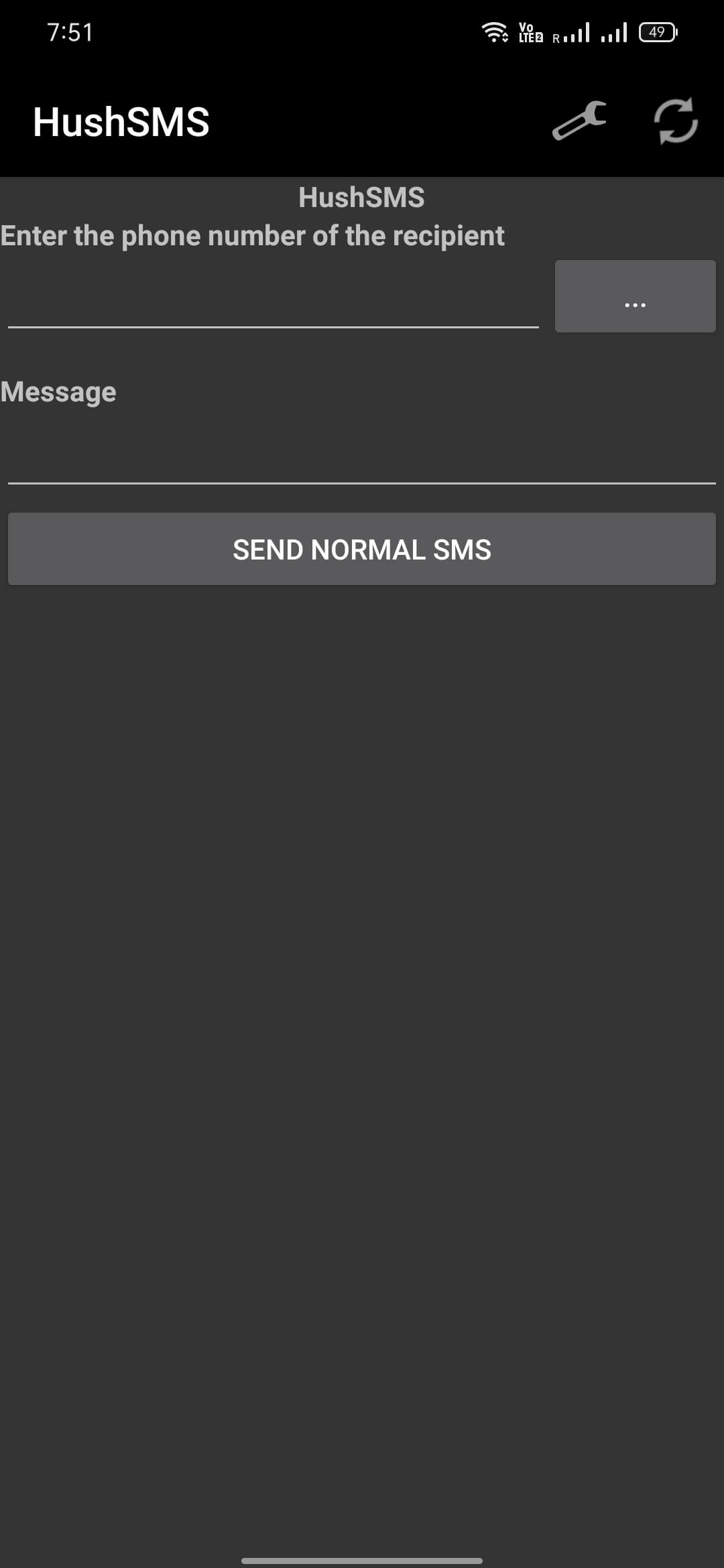 Screenshot HushSMS APK