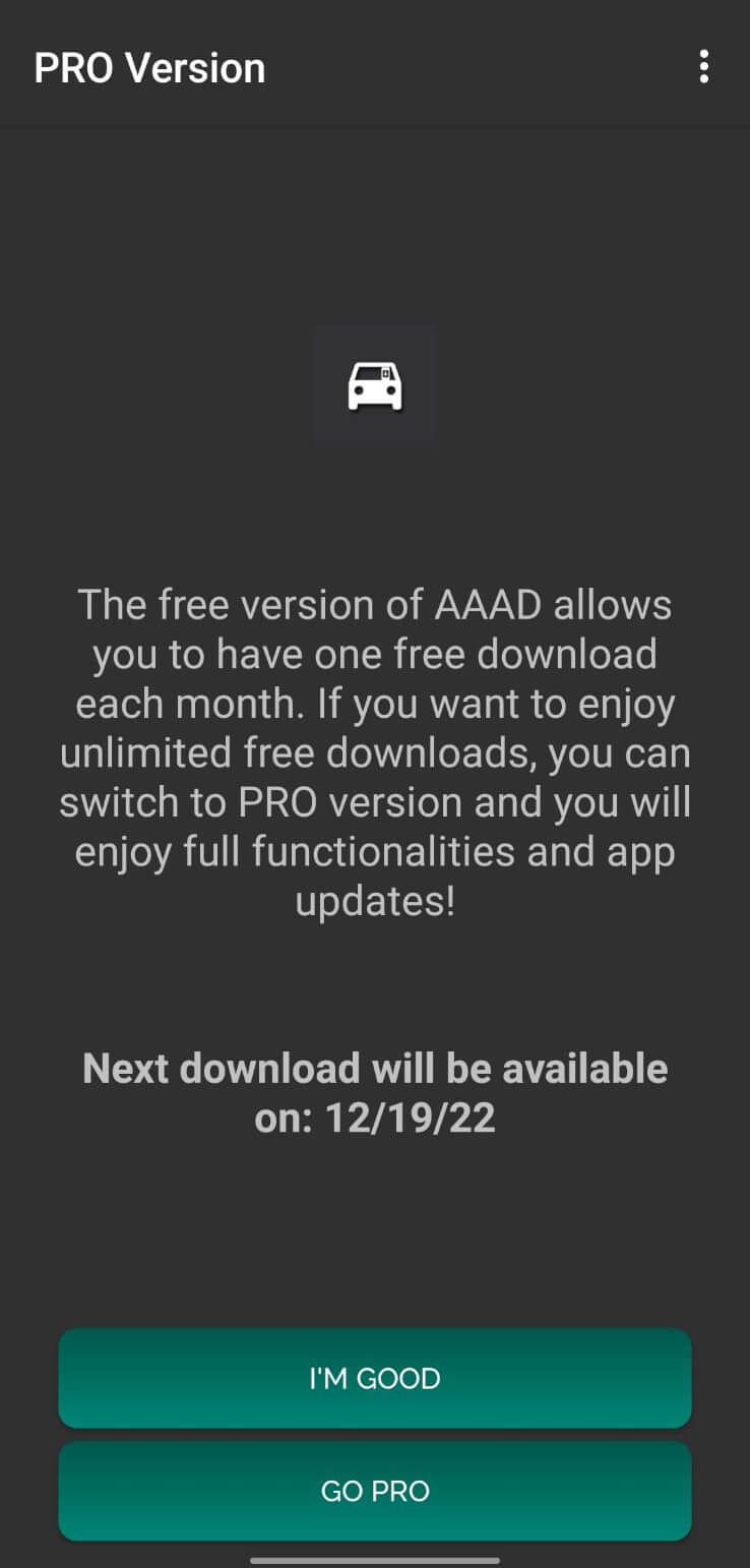 Screenshot AAAD APK v6.0 untuk Android Auto