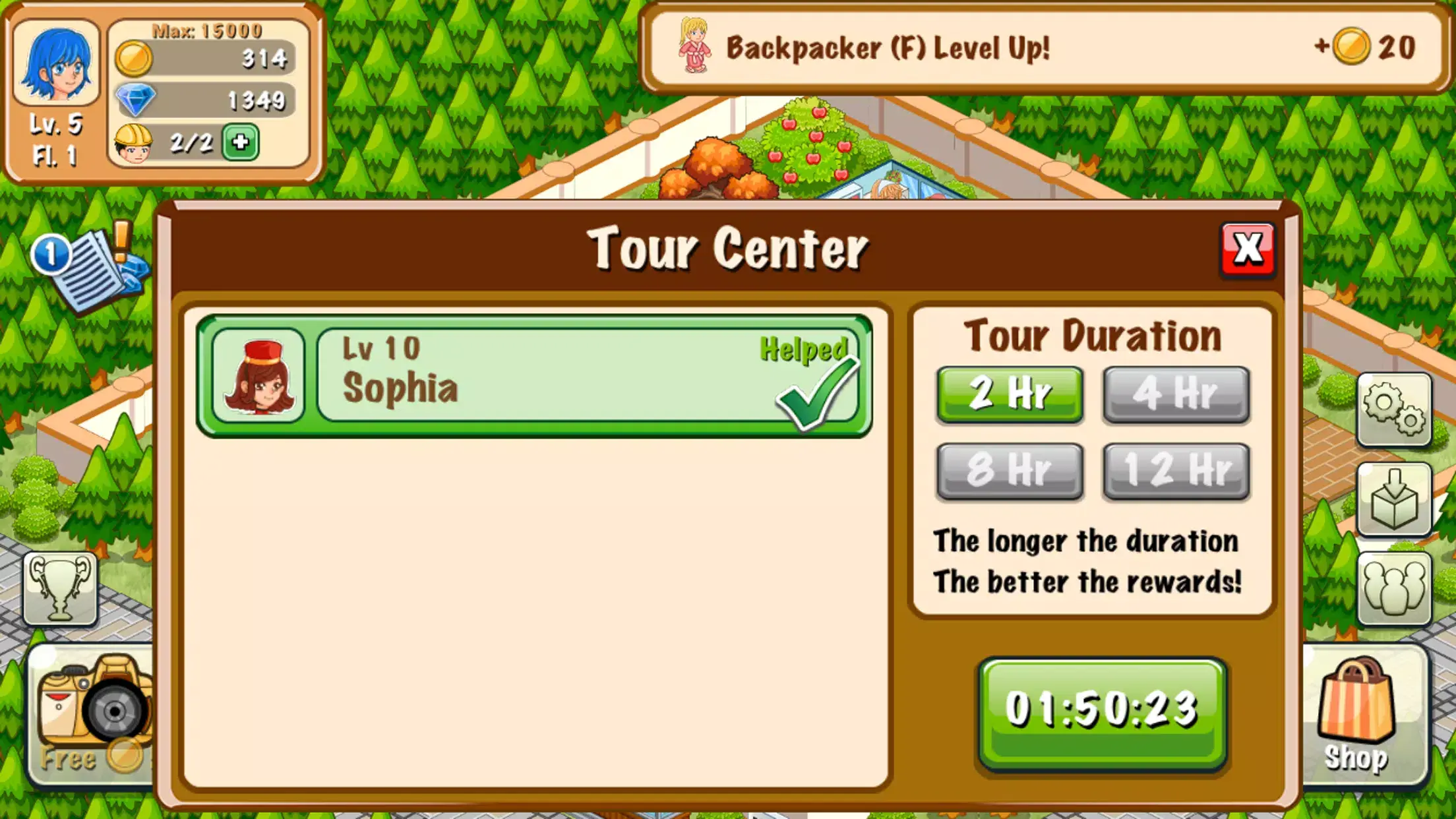 Screenshot Hotel Story APK