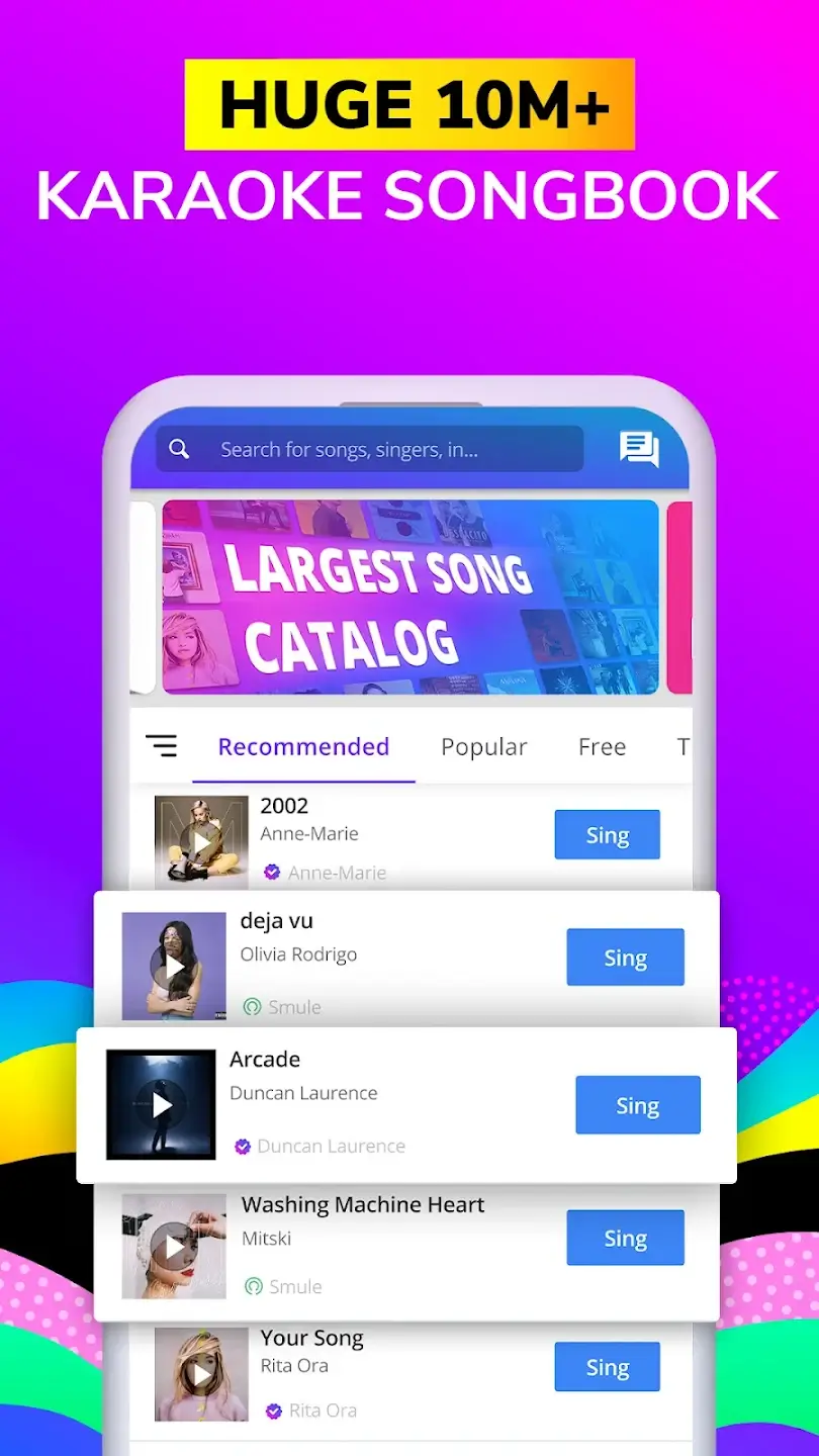 Screenshot Smule APK v12.9.5